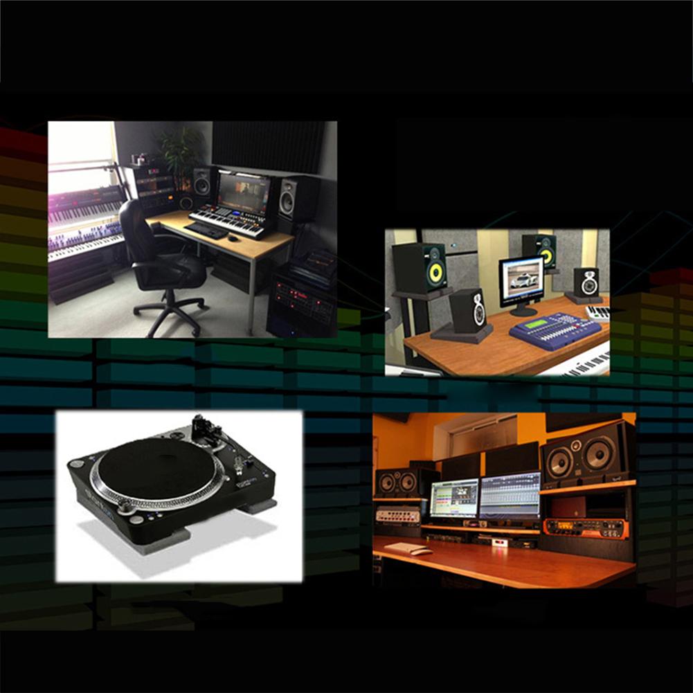 2Pcs / Set Random Color Sponge Studio Monitor Speaker Acoustic Isolation Foam Isolator Pads Monitor Pad