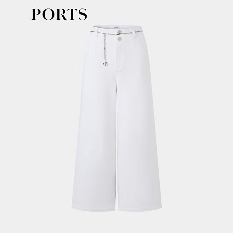 PORTS Women's Cropped Wide-Leg Pants