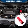 Hihaha No.92417JK20A Heater Hose Fitting Heater Hose Connector for Nissan Infiniti / 1 Piece Red