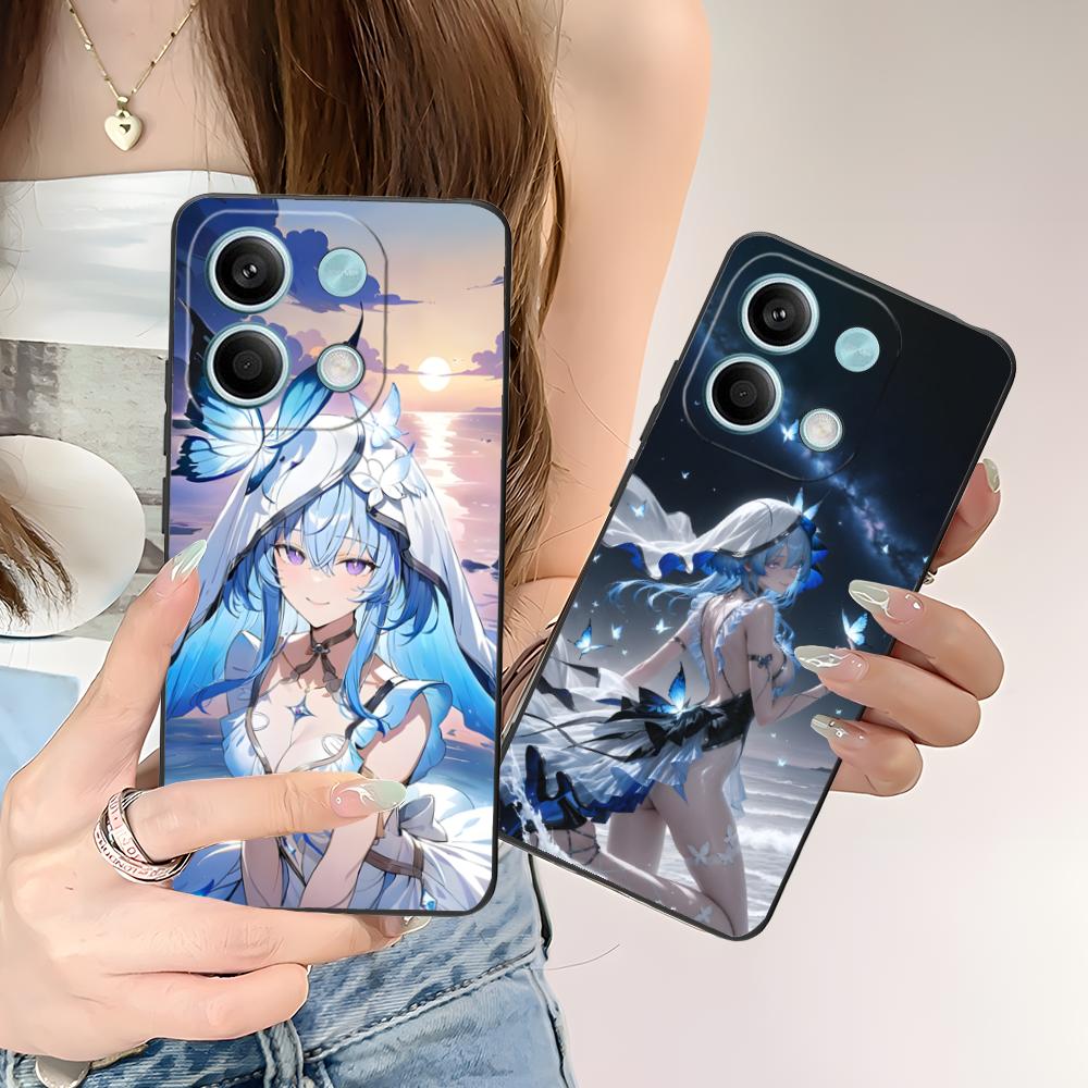 Wuthering Waves Shorekeeper Telefoonhoesje voor POCO M6 M5 M4 M3 X7 X6 X5 X4 X3 F6 F5 F4 Pro GT 5G Kleurprint Cover Mobiele Telefoons