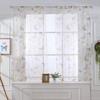 Butterfly Print Sheer Window Curtains Room Decor for Living Room Bedroom Kitchen