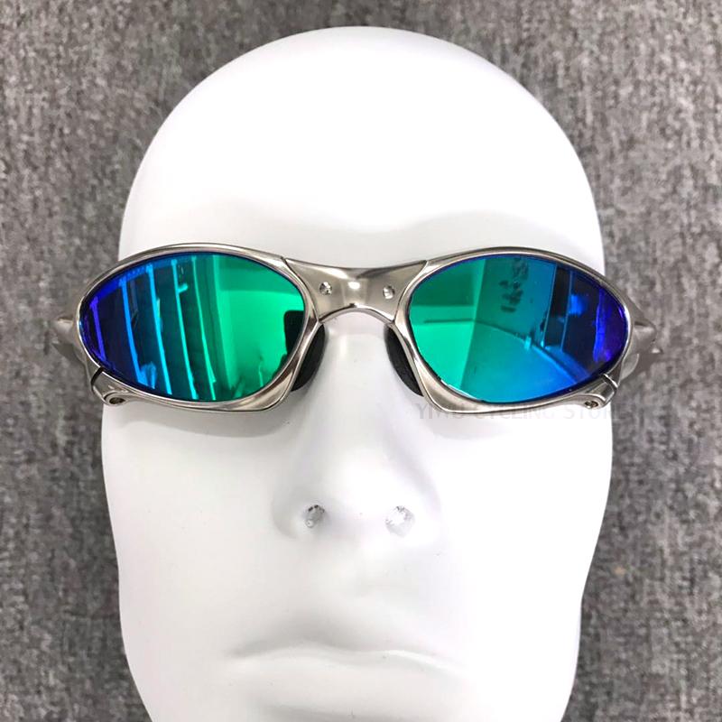 Okulary przeciwsłoneczne polaryzacyjne MTB dla mężczyzn Okulary rowerowe UV400 Okulary wędkarskie Metalowe gogle rowerowe Okulary do jazdy na rowerze H8-3