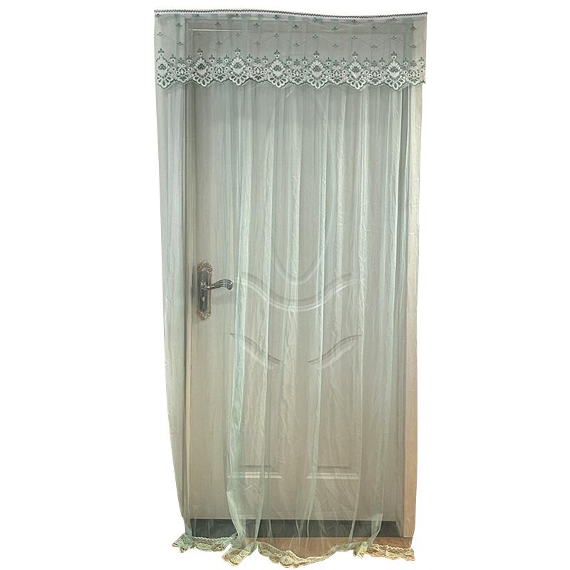 

1 шт. кружевная отделка без перфорации с наклейкой для спальни, кухни, дома, лета, защиты от комаров зелёный