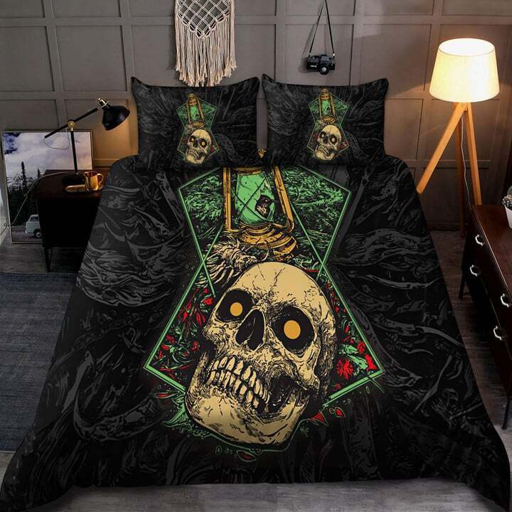 3D Skull Printed Bedding Set Duvet Cover Soft Comforter Cover Sets