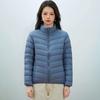 Women's new national standard 90 down simple down solid color women's stand-up collar women's clothing light down jacket women