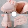 Girls Leather Boots Medium and High Boots Autumn and Winter New Children's Boots Knight Boots Fashion Baby Leather Boots