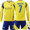 2425 Riad Victory Trikot Nr.. 7 C Ronaldo 10 Manet Erwachsenen Kinder Herren Damen Langarm Fußballset