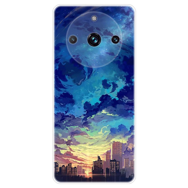 Pro Realme 11 Pro Pouzdro Realme11 Pro+ Měkký silikonový zadní kryt Kreslený obal na telefon Módní