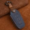 Crazy Horse Leather Key Cover Is Suitable for Geely Boyue Key Bag, Car Key Cover, Retro Leather Keychain.