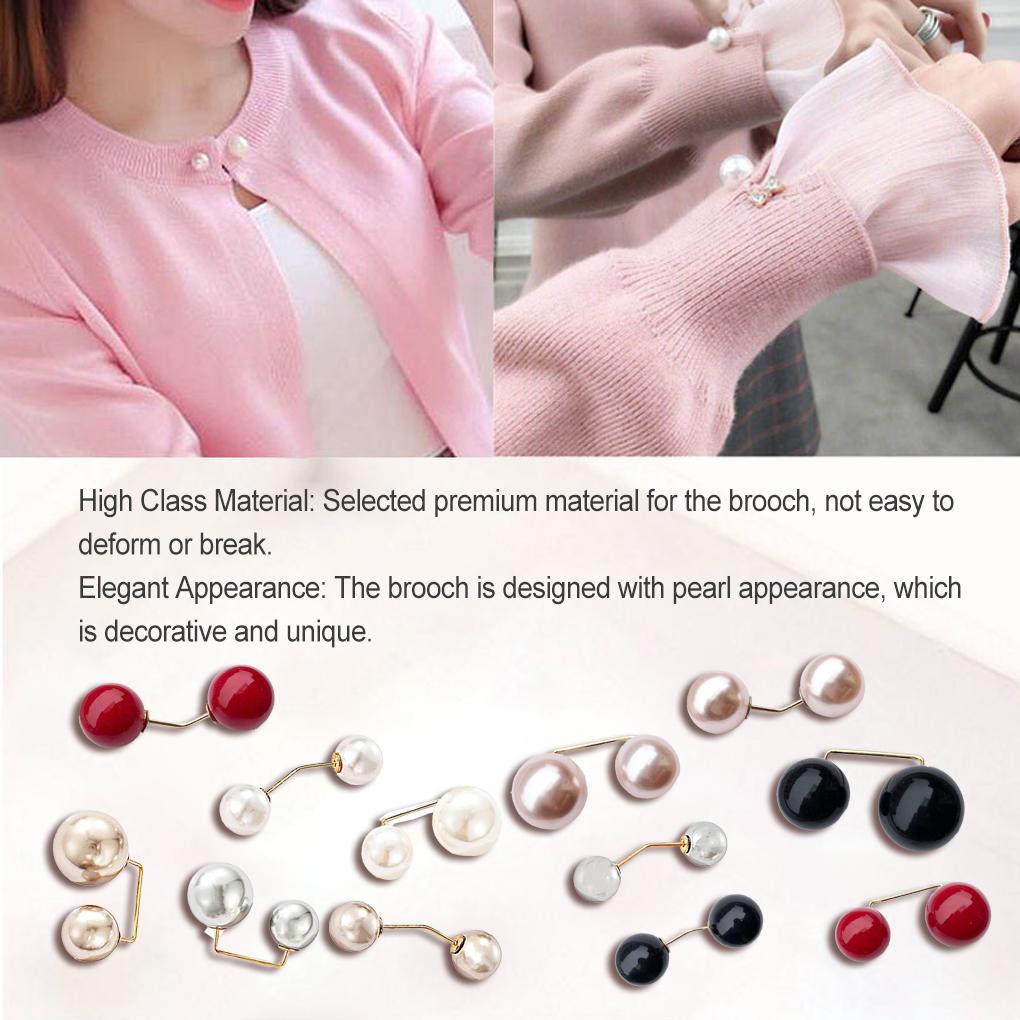 Kleid Brosche Anstecknadel Schlichter Stil Kleidung Schmücken Requisite Elegant Weiblich Kleidung Schmuck Dekore Perle Pullover Strickjacke Clip