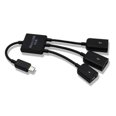 15 cm USB Typ C 3.1 Stecker auf Dual USB 2.0 Buchse OTG Ladekabel 2 Port HUB Kabel 1 auf 3 Kabel oder Y Splitter Kabel