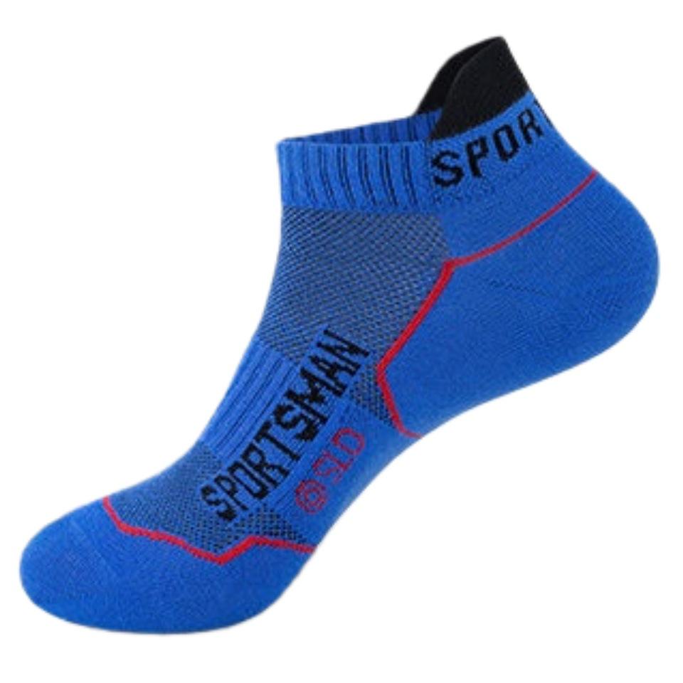 Men's Odor-Resistant Non-Slip Short Running Socks - Spring/Summer Marathon Towel Bottom Sports Socks