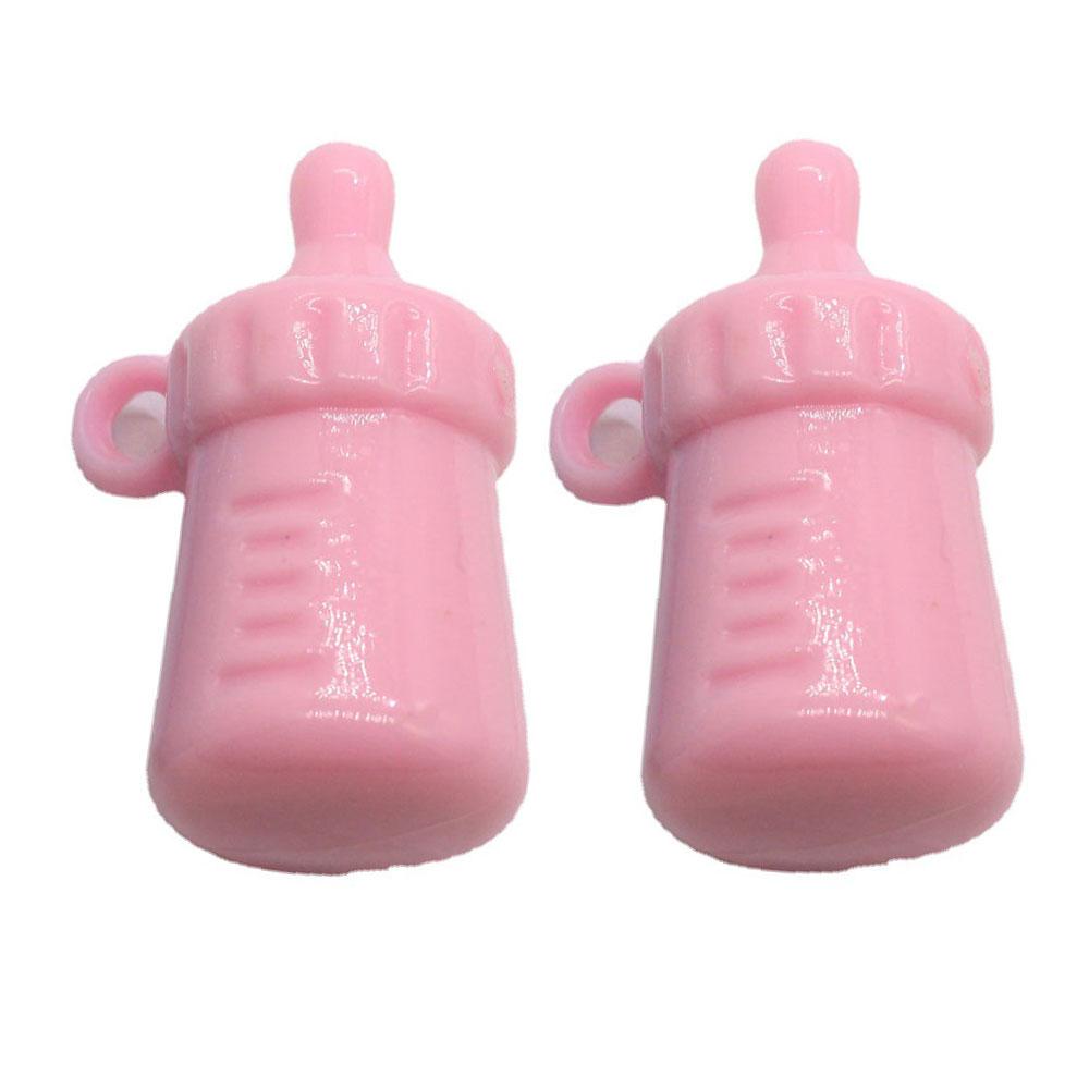 3D Doll House Mini Resin Baby Milk Bottle DIY Scrapbooking Milk Nipple Bottle for Diy Decoration