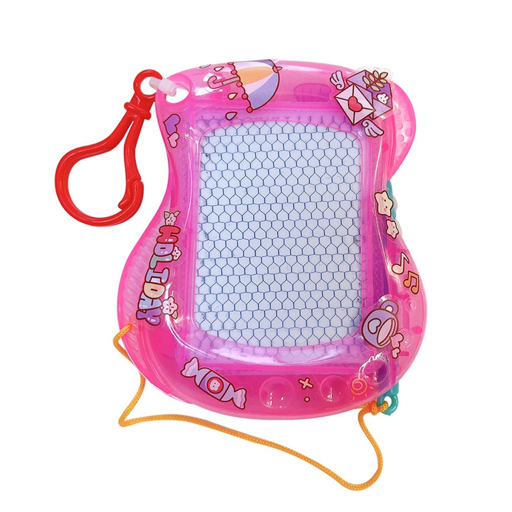 Magnetic Drawing Boards Detachable Key Rings Travel Size Doodle Toys Plastic Texture Drawing Pads Present for Kids