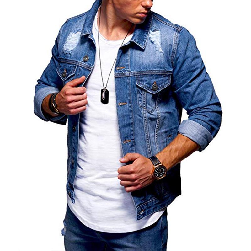 Denim Jacket Classic Casual Slim Fit 