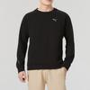 Puma Loose Fit Round Neck Casual Long Sleeve Sweatshirt Men Tops Black 687551-01