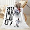 Ronaldo's Soccer Legacy Blanket Soft & Cozy Suitable for Sofa Bed Bedding Four Seasons Universal Warmthful Decor