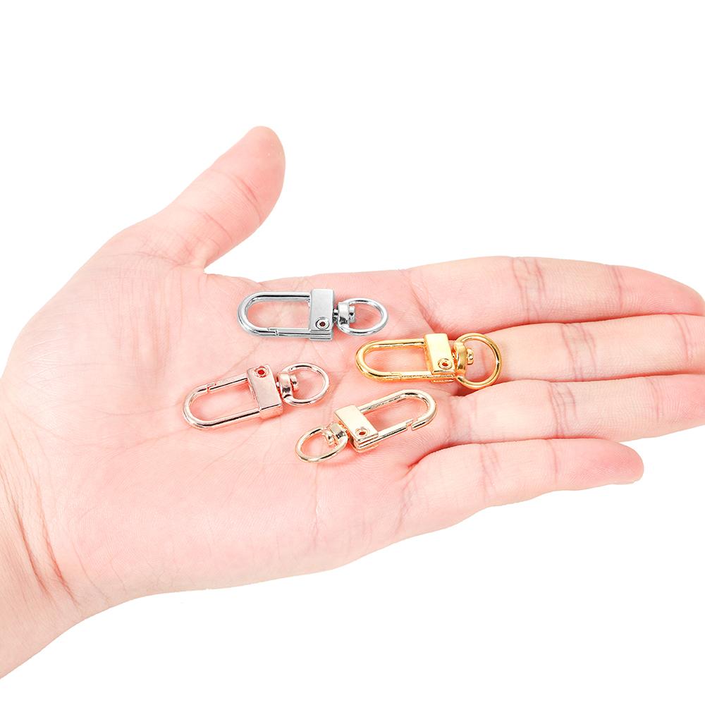 10pcs/Lot 13x33mm Snap Lobster Clasps Hooks for DIY Jewelry Making Keychain Bag Clasp Keyring Accessories Supplies