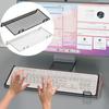 Tilt Lift Keyboard Riser Holder Wire Mesh Keyboard Tray Typing Computer Keyboard Stand  Home Use