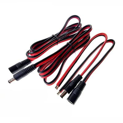 2.1 x 5.5mm 5.5*2.5MM 14AWG DC Stecker Buchse Strom-Pigtail-Kabelverbinder Draht 180W 16A DC-Strom-Buchsenstecker 30CM