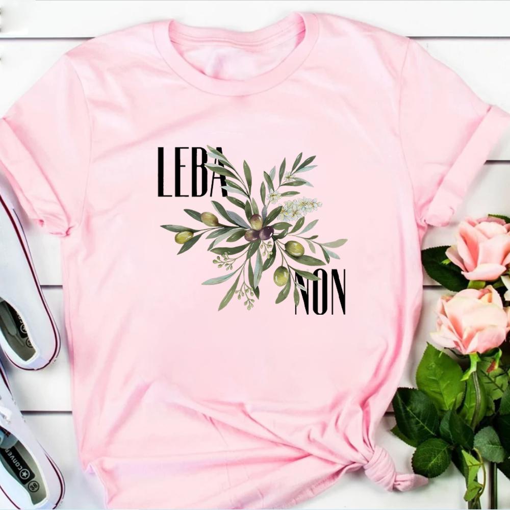 

Lebanese Olive T-shirt Lebanon Shirt Beirut Shirts Olive Graphic Tee Olive Cedar Trees Top Plant Short Sleeves Shirts Y2k Top 3XL