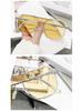 Unisex Myopia-Compatible Sunglasses with Large Retro Frame - Xiaohongshu Style #2238