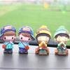 Cartoon Cowboy Couple Doll Figure for Car Decoration and Backpack Ornament
