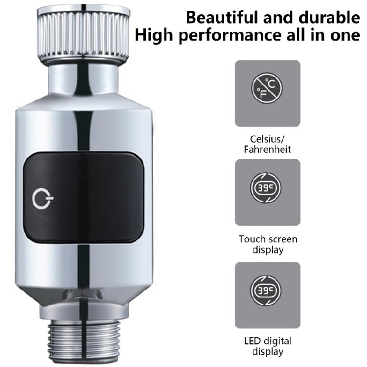 LED Display Home Water Shower Thermometer Electricity Water Temperature Monitor