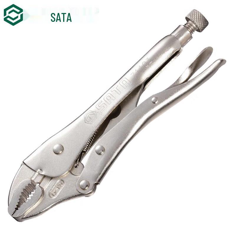 SATA 71103 10-inch Round Jaw Locking Plier with Cutter 10 inch