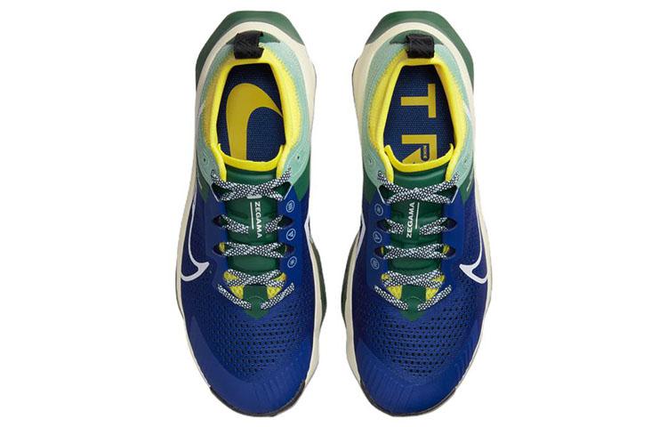 Nike ZoomX Zegama Trail Deep Royal Blue Yellow Strike DH0623-400