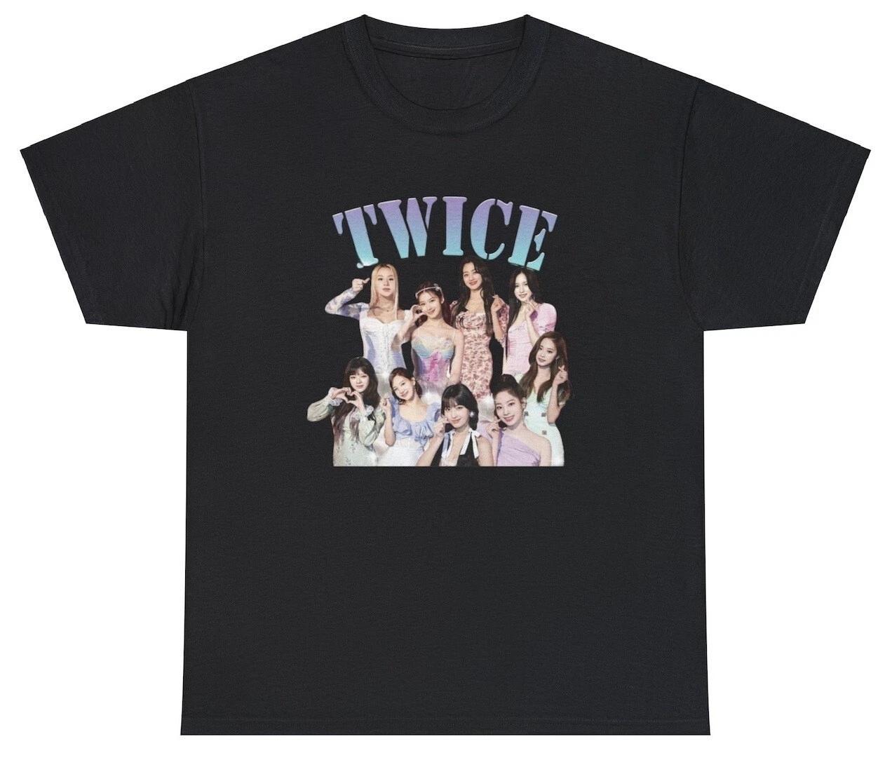 Twice T Shirt KPop Tour Jihyo Nayeon Momo Sana Mina Tzuyu Ready To Be Tour Tee S