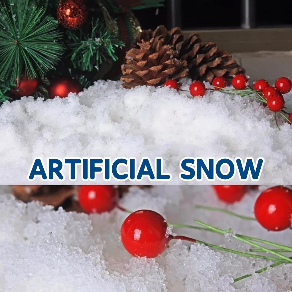 EELHOE Artificial Snow Snow Scene Window Decoration Winter Christmas Festival Atmosphere Indoor Photography Fake Snowflakes 50g