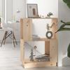 VidaXL Bookshelf-Room Divider 51x25x70 Cm Solid Pine Wood