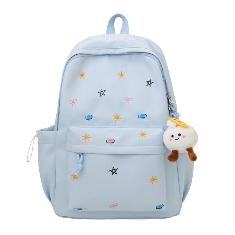Schoolbag Junior High School Girl School Bag Cute Ins Backpack High School Student Large Capacity Japanese Backpack Star College Student