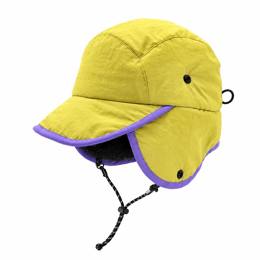 Winter velvet thickened warm Lei Feng hat outdoor sports windproof waterproof ear protection hat cold ski hat