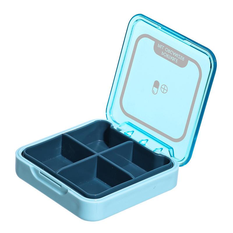 Travel Pocket Medicine Organizer With Divided Compartments For Outdoor Use