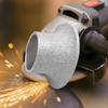 French Edge Emery Grinding Wheel Arbor Hole Demi-bullnose Edge Wheel  Granite Trimming