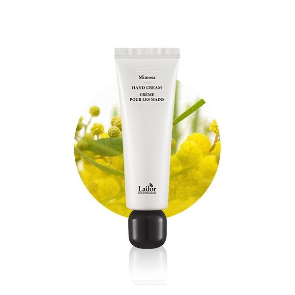 

LADOR Mellow Hand Cream 50ml Soft Absorbing Moisture Care (Fig Chocolate / Papyrus / Mimosa) Mimosa