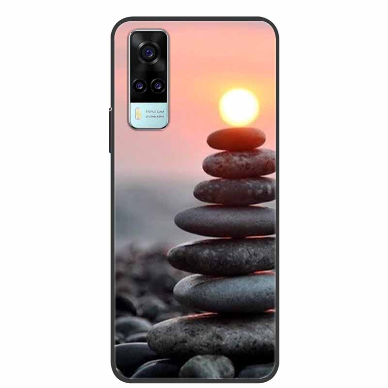 For vivo Y31 2021 Case Shockproof Soft silicone TPU Back Cover For Vivo Y53S 4G Y31 2021 Y 31 Case V2036 Phone Case Cute Cartoon