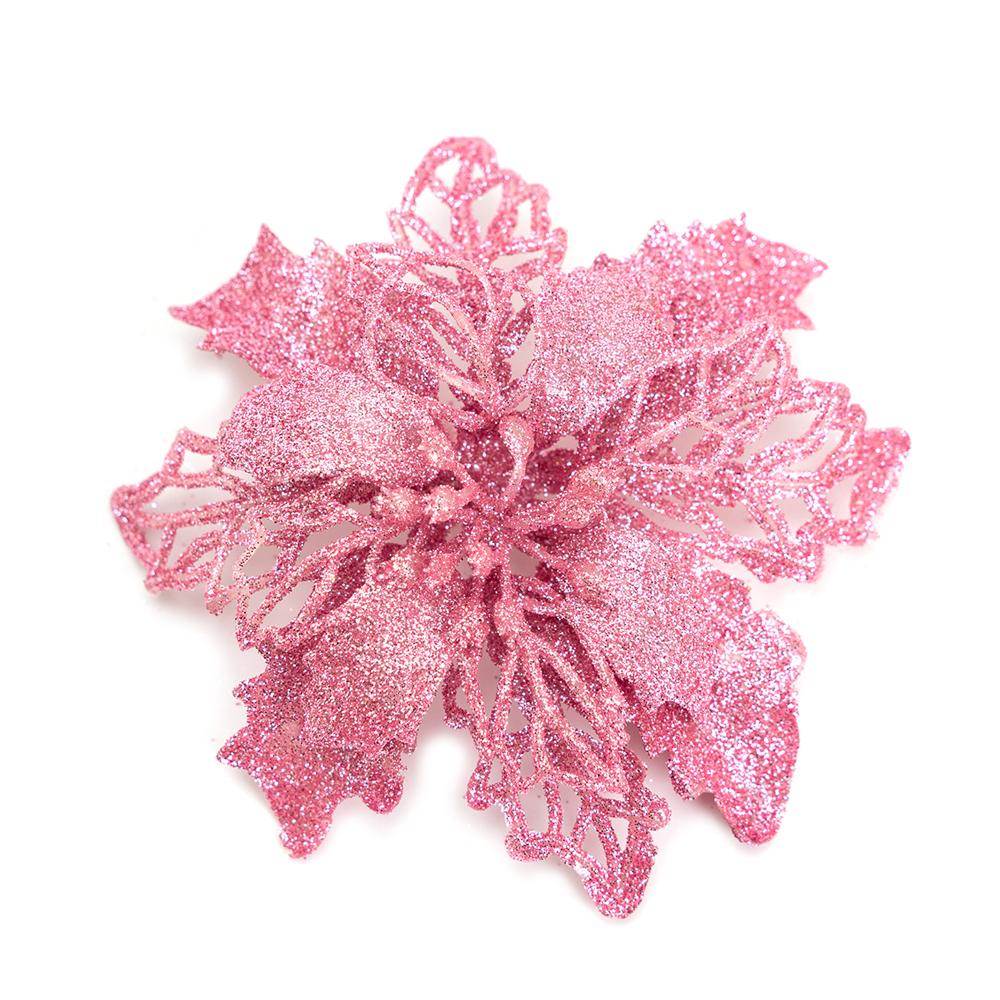 10Pcs Artificial Flowers 11/16CM Fake Flower For Home Decor Party Supplies Christmas Decoration Ornaments Garland Accessories