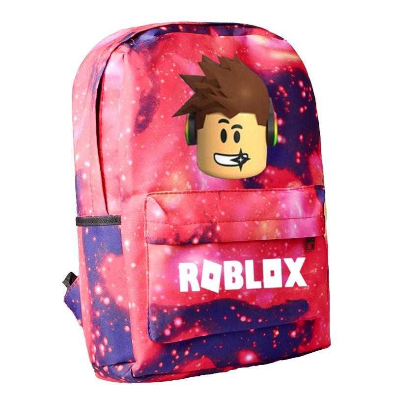 Roblox School Backpack Student Canvas Bag Boys Casual Outdoor Climbing Backpack