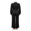 Tuta da Donna Taglie Forti Moda Temperamento Ampia Gamba Dritta Tinta Unita Cintura