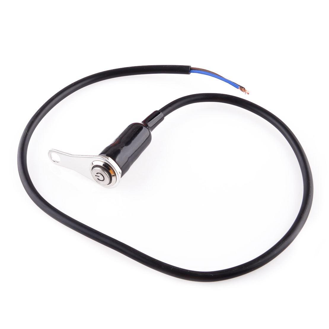 12V Motorrad an/aus Schalter Lenker Halterung Druck Knöpfe Grün