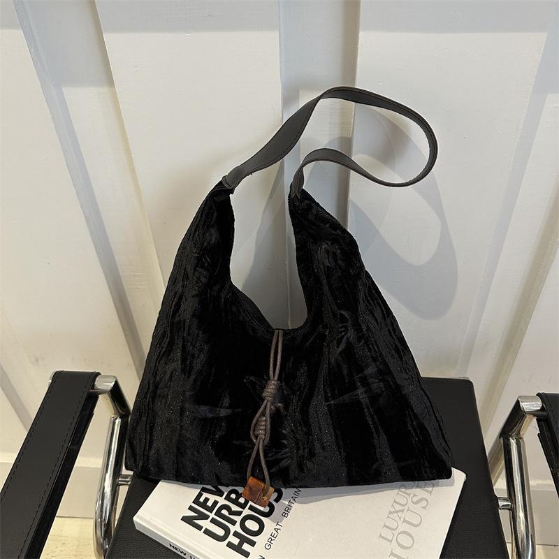 New Chinese Style National Style Tote Bag Women's 2025 New Summer Large-capacity Canvas Shoulder Bag Leisure Work Commuter Bag