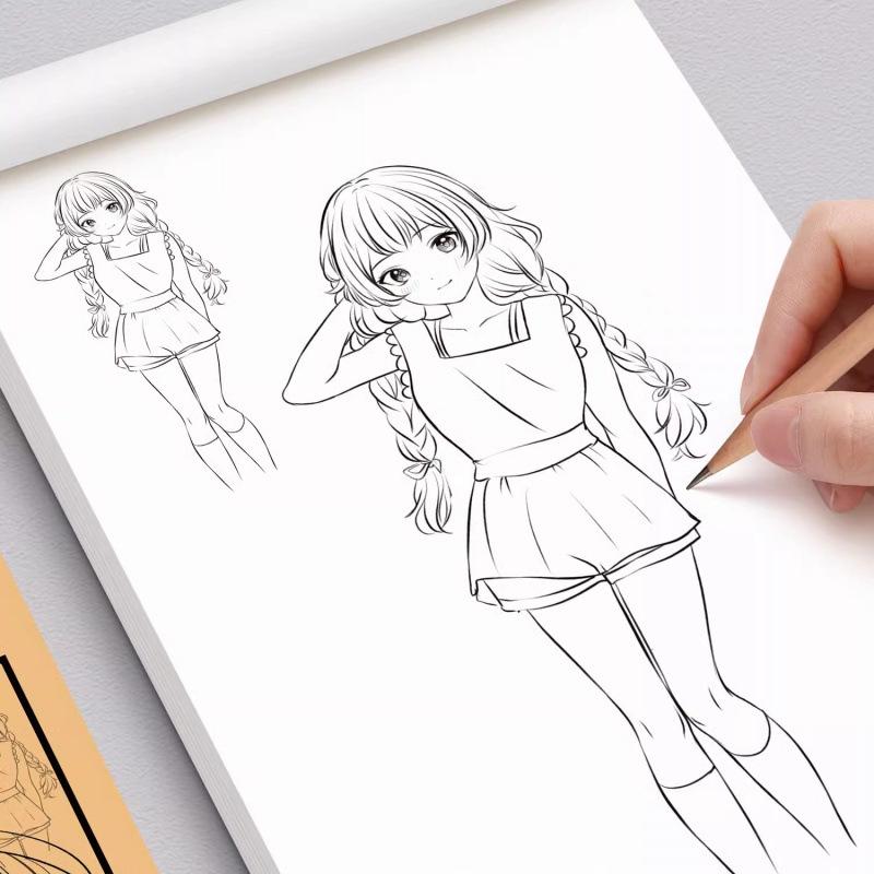 Manga-Anfängerleitfaden: Anime-Charakter-Zeichenbuch im antiken Stil für Kinder