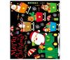 Festival Atmosphere Dress Up Christmas Train Sticke Childrens room Bedside Shop Window Glass Scene Arrangement