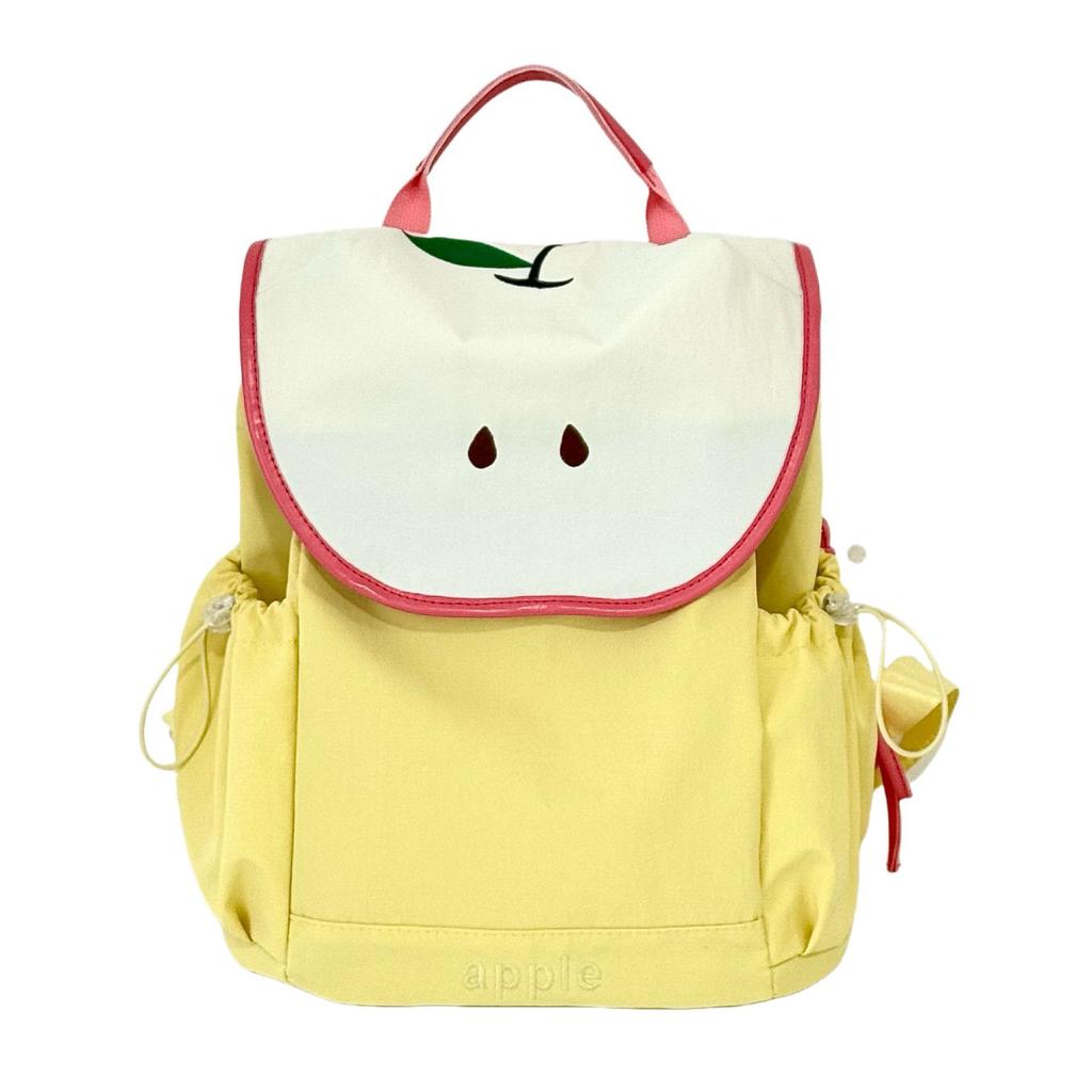 High-value schoolbag female college student cute fruit backpack Korean lightweight and large-capacity backpack tide for junior high school students