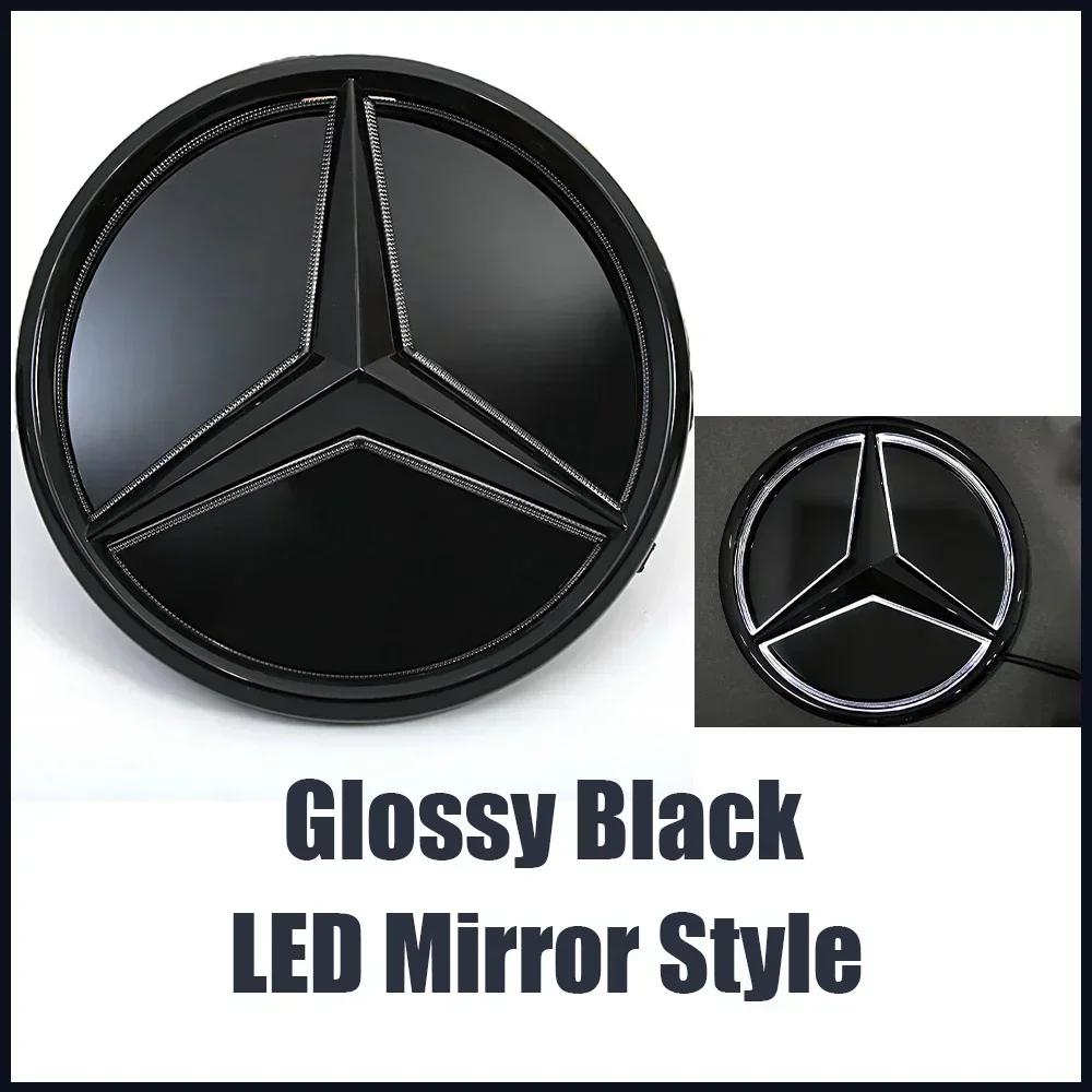 2025 Hot Car Sticker Silver And Black OE Style  For Mercedes Benz C-Class W204 2008-2014 C180 C200 C230 C250 C280 C300 C350 Fron