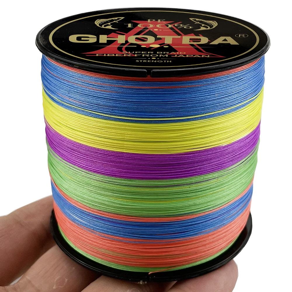 GHOTDA 12 Strand PE Braided Fishing Line 10-80LB 100M Multifilament Fishing Line Carp Fishing Saltwater