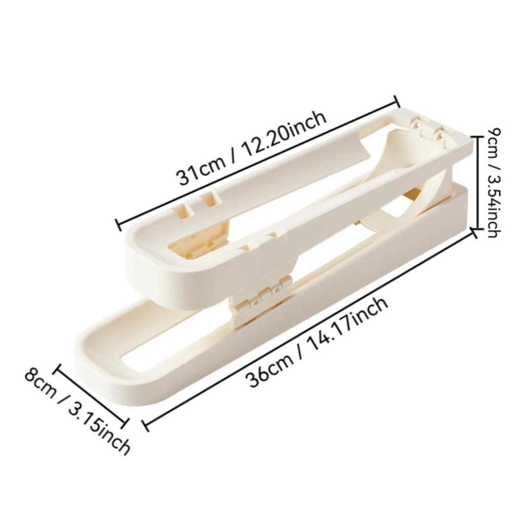 Folding and Rolling Egg Rack, Refrigerator Side Door Storage Egg Rack, Kitchen Organizing and Storage Artifact Egg Rack